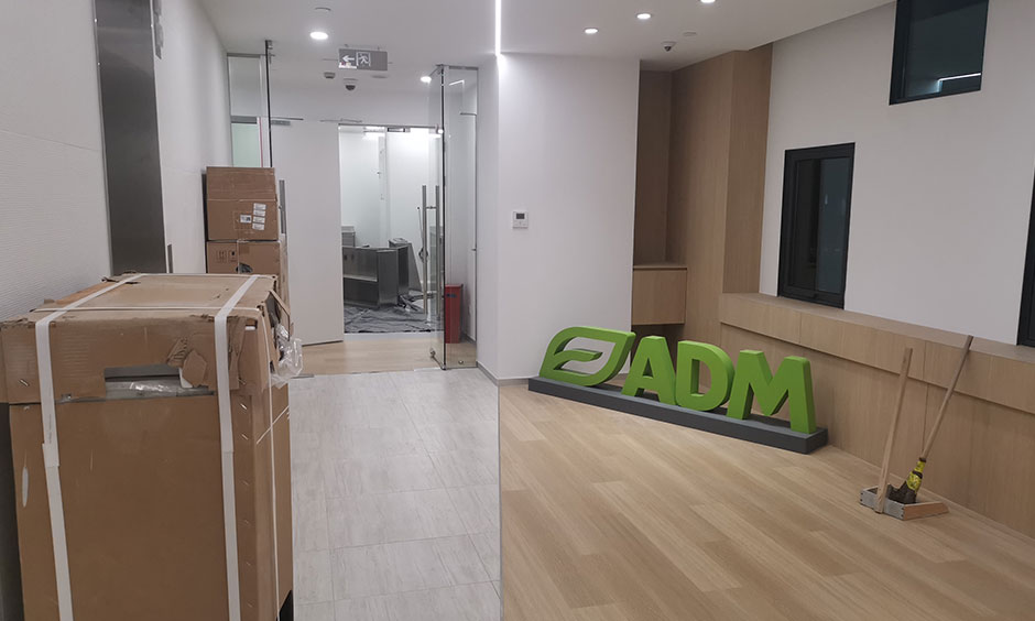 ADM生物医药1200平办公室+实验室装修设计